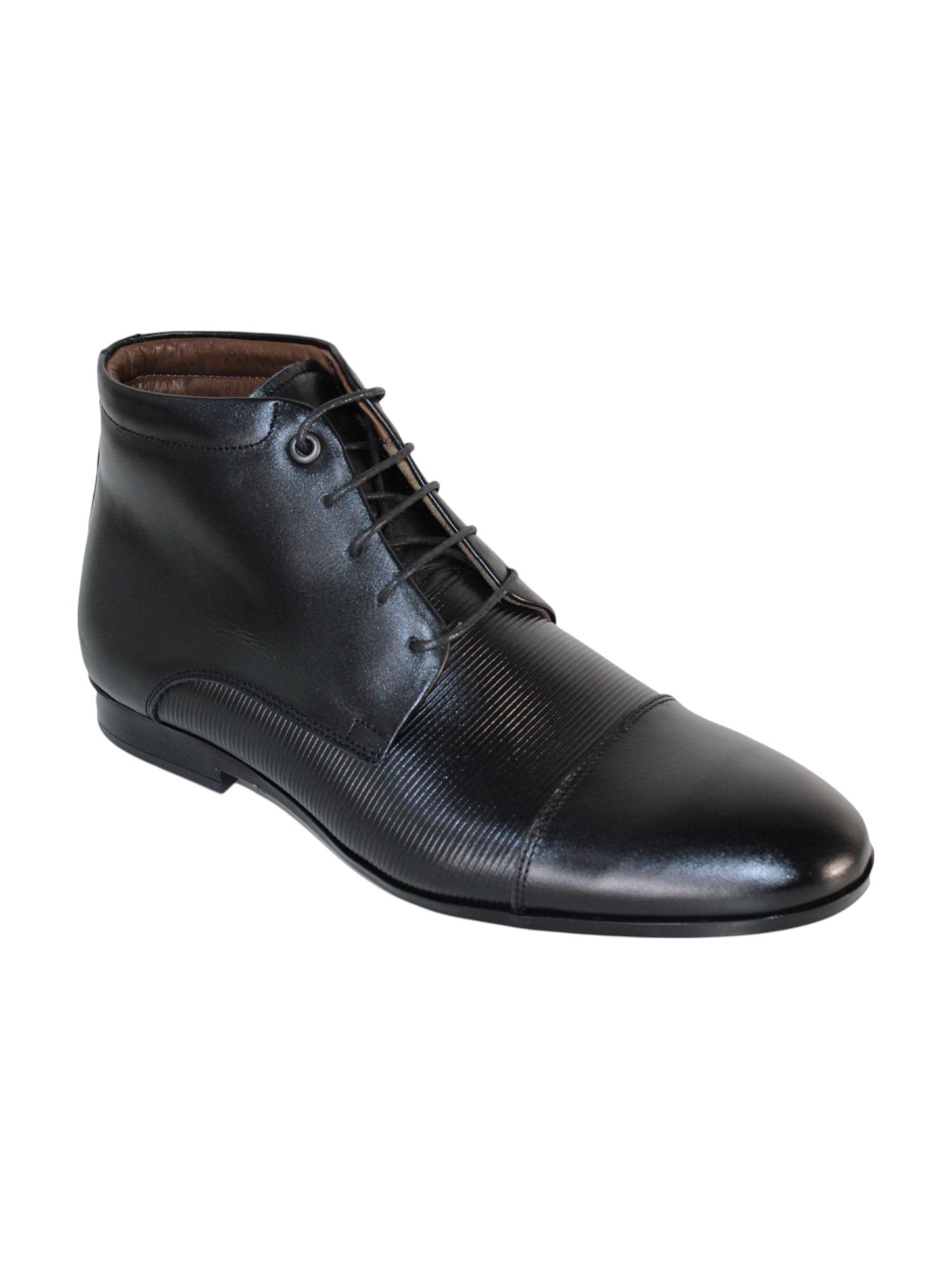 botines de hombre quito ecuador asis 7064 negro fatto 01